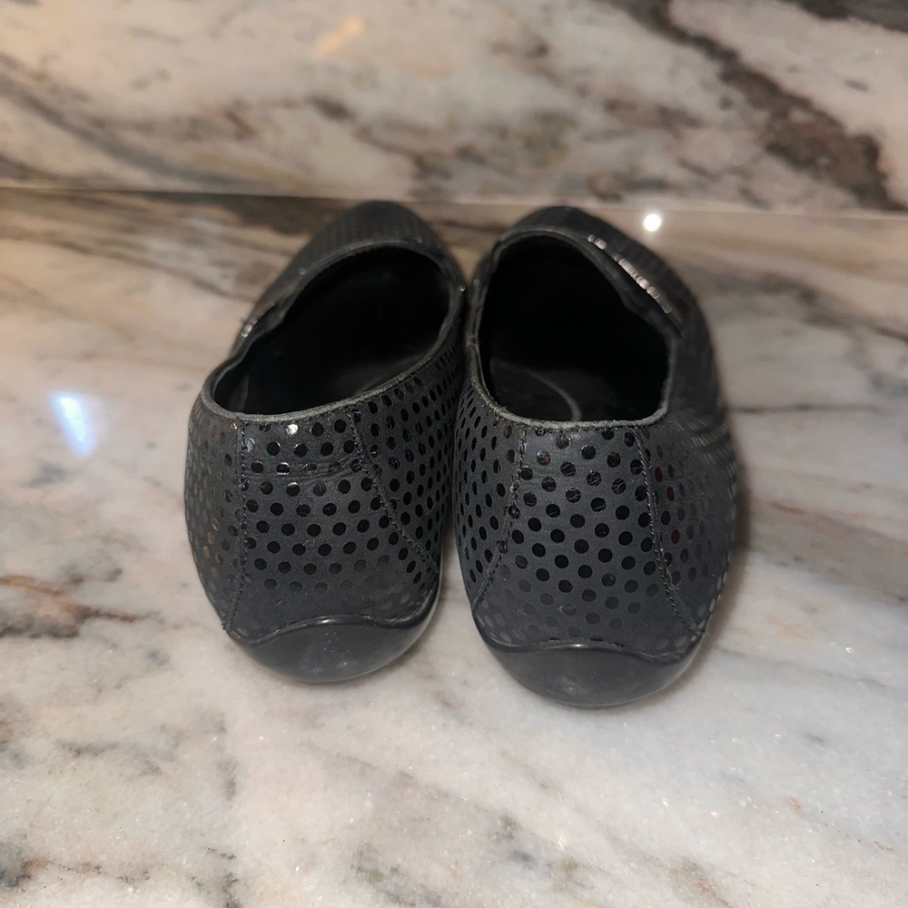 Dansko Size 39 (US Size 8-8.5) Women's Black Polka Dots Slip-On Loafers Shoes - Picture 5 of 8